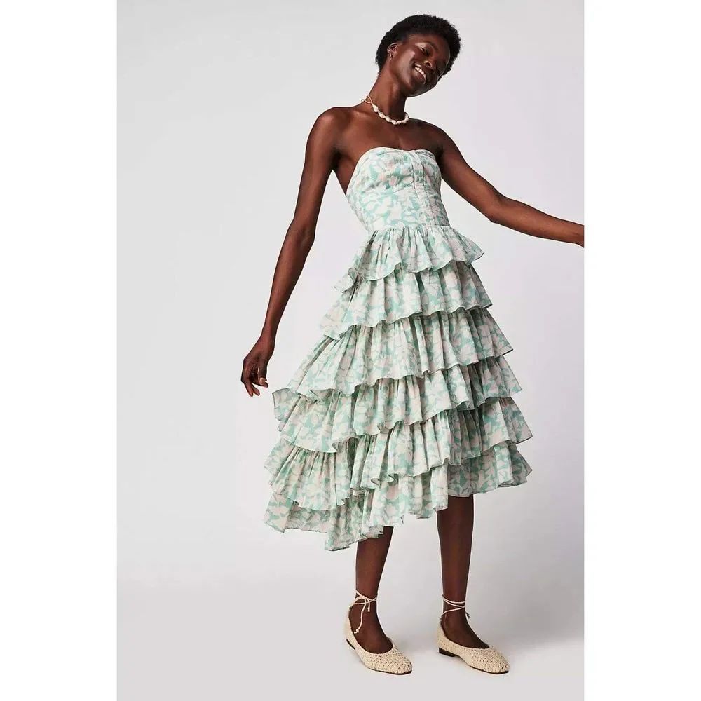 Free People Desert Queen Cleo Bustier Dress $375